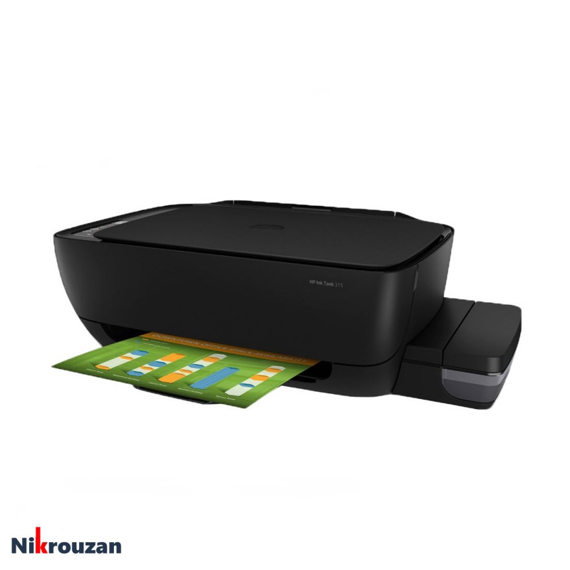 مشخصات، قیمت و خرید پرینتر جوهرافشان اچ پی مدل HP Ink Tank 315 | نیکروزان