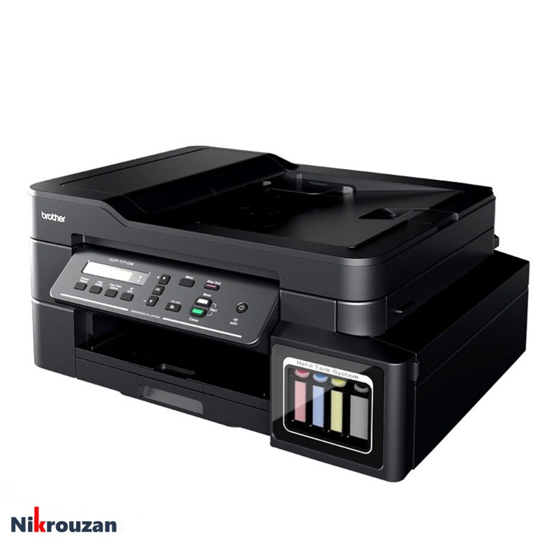 مشخصات، قیمت و خرید پرینتر جوهرافشان برادر مدل Brother DCP-T710W | نیکروزان