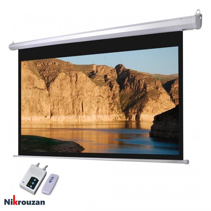 پرده نمایش برقی پروژکتور اسکوپ 3x3 پرده نمایش برقی پروژکتور اسکوپ 3x3