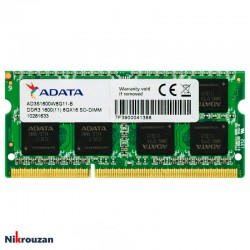 رم لپ تاپ ای دیتا مدل  ADATA DDR3L 8GB 1600MHz