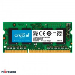 رم لپ تاپ کروشیال مدل Crucial DDR3L 8GB 1600MHz
