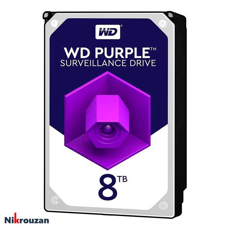 هارد SSD وسترن دیجیتال مدل Western Digital Purple WD80PURZ 8TB