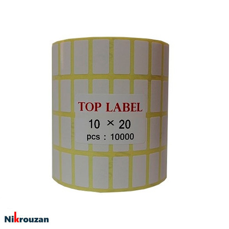 لیبل (برچسب) کاغذی چهار ردیفه Paper Label 10×20
