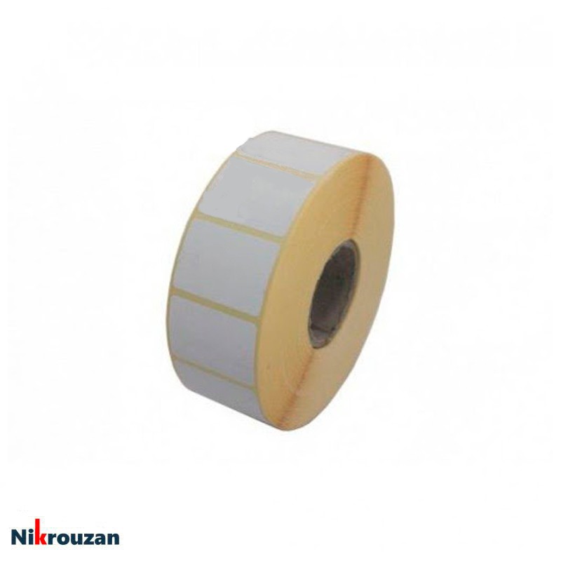 لیبل (برچسب) کاغذی تک ردیفه Paper Label 25×35